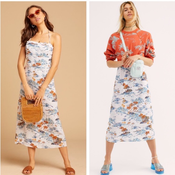 flamingo beach dress